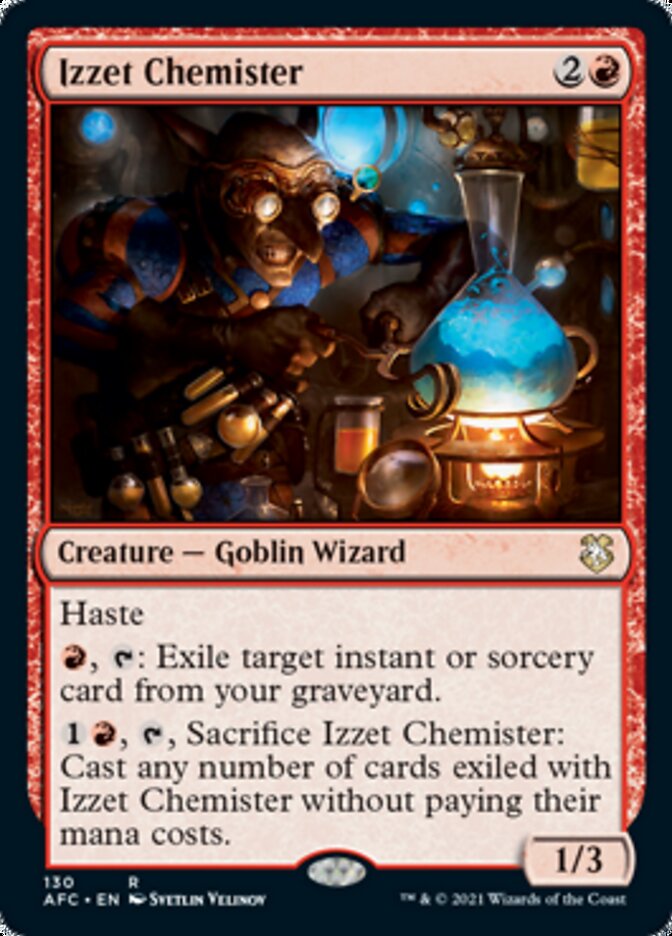Izzet Chemister [Dungeons & Dragons: Adventures in the Forgotten Realms Commander] | Dragon's Lair Comics and Fantasy Houston TX