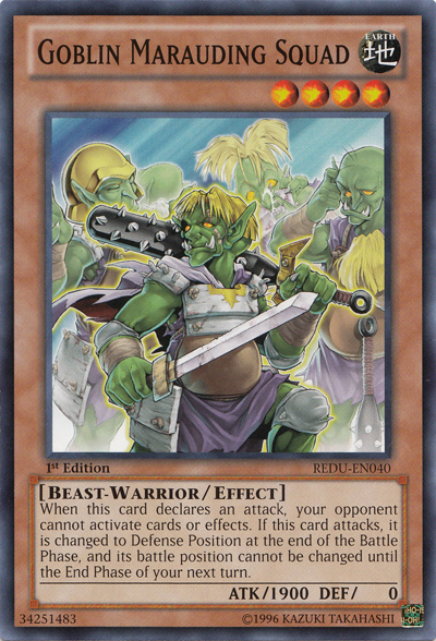 Goblin Marauding Squad [REDU-EN040] Common | Dragon's Lair Comics and Fantasy Houston TX