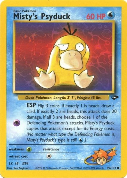 Misty's Psyduck (90/132) [Gym Challenge Unlimited] | Dragon's Lair Comics and Fantasy Houston TX