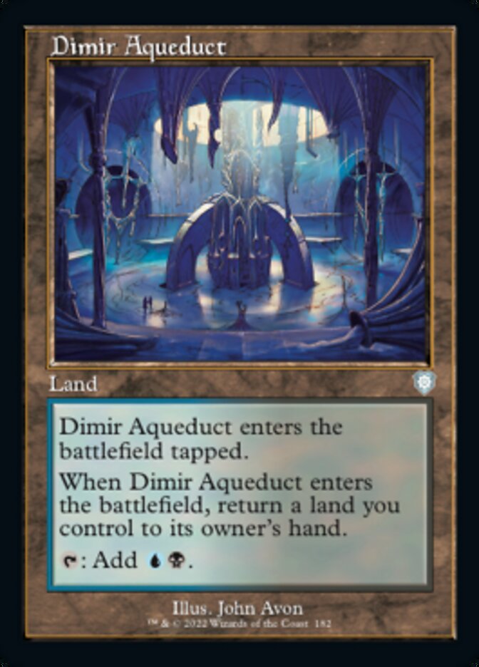 Dimir Aqueduct (Retro) [The Brothers' War Commander] | Dragon's Lair Comics and Fantasy Houston TX