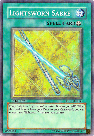Lightsworn Sabre [TDGS-EN059] Super Rare | Dragon's Lair Comics and Fantasy Houston TX