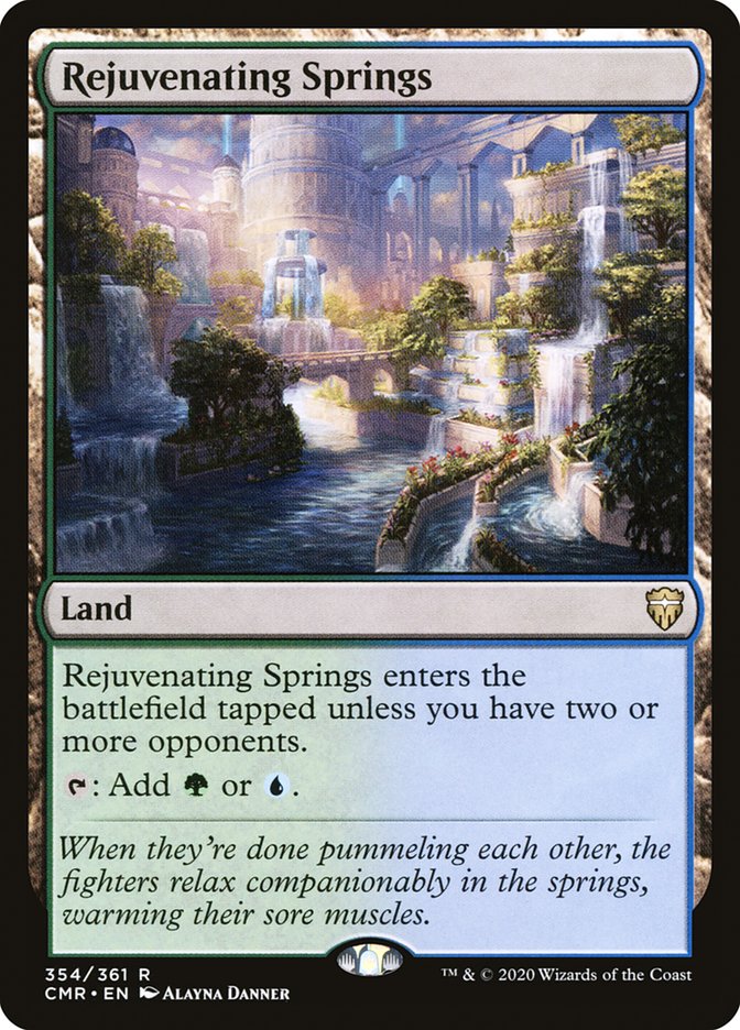 Rejuvenating Springs [Commander Legends] | Dragon's Lair Comics and Fantasy Houston TX