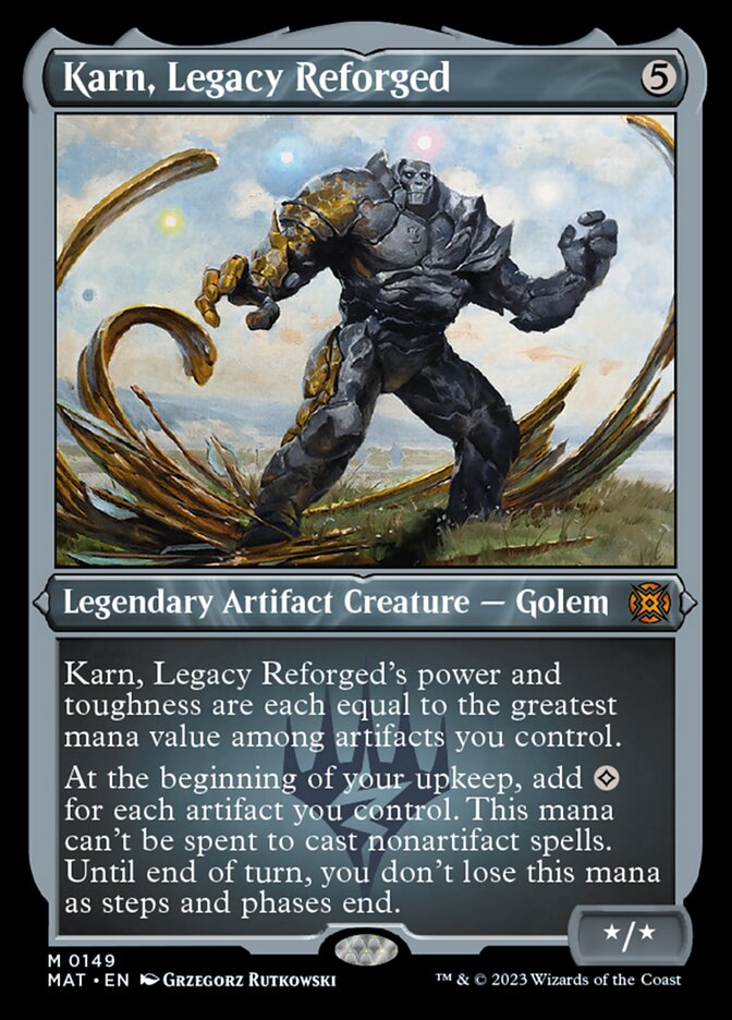 Karn, Legacy Reforged (Foil Etched) [March of the Machine: The Aftermath] | Dragon's Lair Comics and Fantasy Houston TX