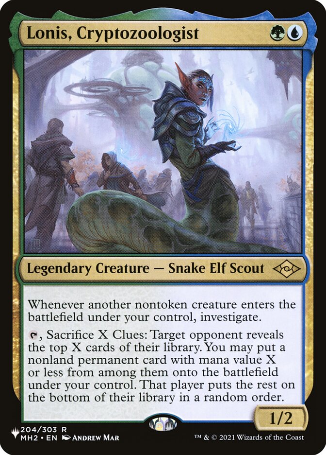 Lonis, Cryptozoologist [The List] | Dragon's Lair Comics and Fantasy Houston TX