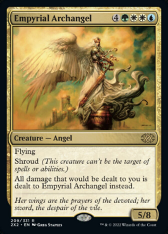 Empyrial Archangel [Double Masters 2022] | Dragon's Lair Comics and Fantasy Houston TX