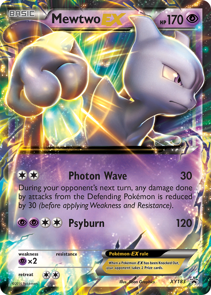 Mewtwo EX (XY183) [XY: Black Star Promos] | Dragon's Lair Comics and Fantasy Houston TX