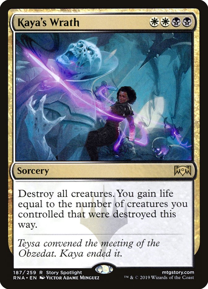Kaya's Wrath [Ravnica Allegiance] | Dragon's Lair Comics and Fantasy Houston TX