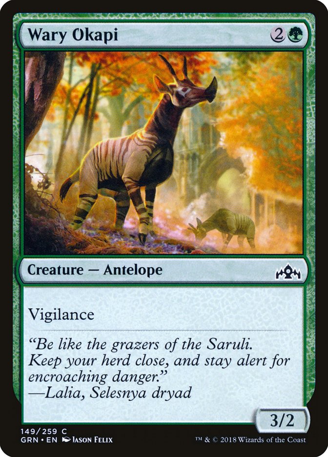 Wary Okapi [Guilds of Ravnica] | Dragon's Lair Comics and Fantasy Houston TX