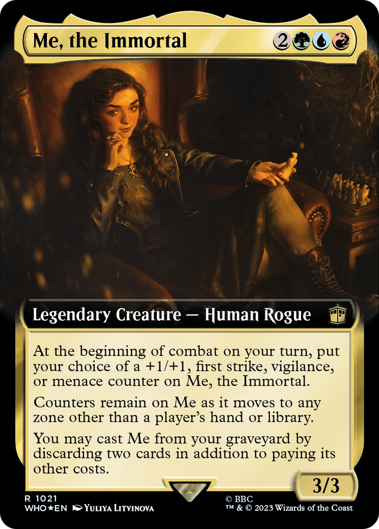 Me, the Immortal (Extended Art) (Surge Foil) [Doctor Who] | Dragon's Lair Comics and Fantasy Houston TX