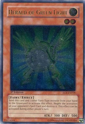 Herald of Green Light [EOJ-EN018] Ultimate Rare | Dragon's Lair Comics and Fantasy Houston TX