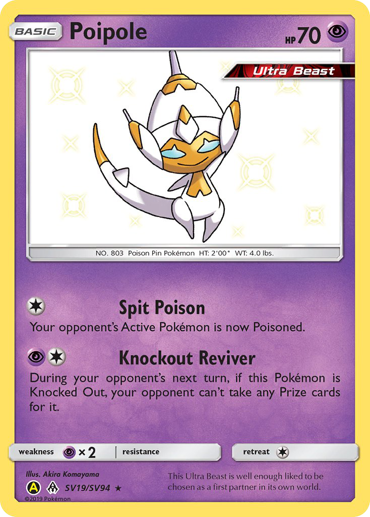 Poipole (SV19/SV94) [Sun & Moon: Hidden Fates - Shiny Vault] | Dragon's Lair Comics and Fantasy Houston TX