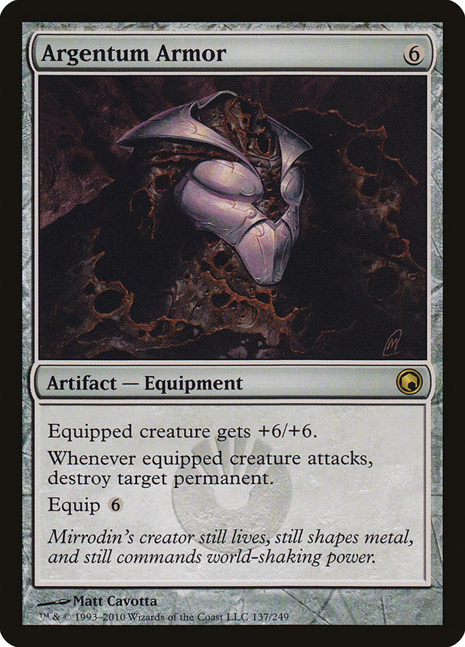 Argentum Armor [Scars of Mirrodin] | Dragon's Lair Comics and Fantasy Houston TX