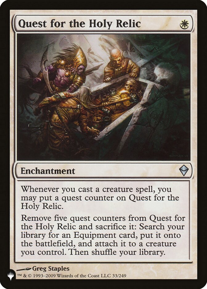Quest for the Holy Relic [The List] | Dragon's Lair Comics and Fantasy Houston TX