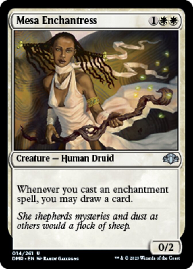 Mesa Enchantress [Dominaria Remastered] | Dragon's Lair Comics and Fantasy Houston TX
