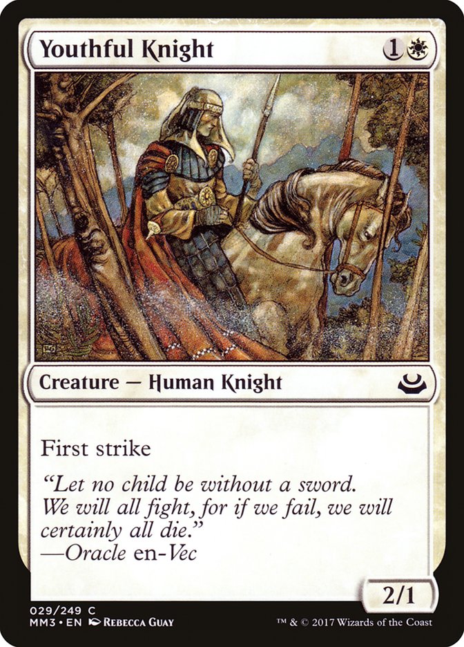 Youthful Knight [Modern Masters 2017] | Dragon's Lair Comics and Fantasy Houston TX