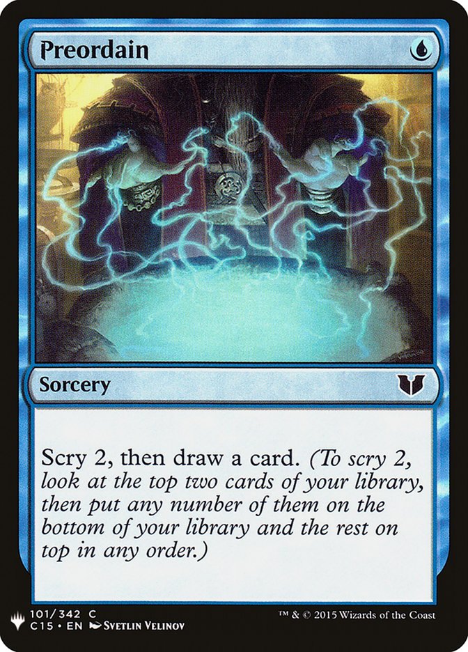 Preordain [Mystery Booster] | Dragon's Lair Comics and Fantasy Houston TX