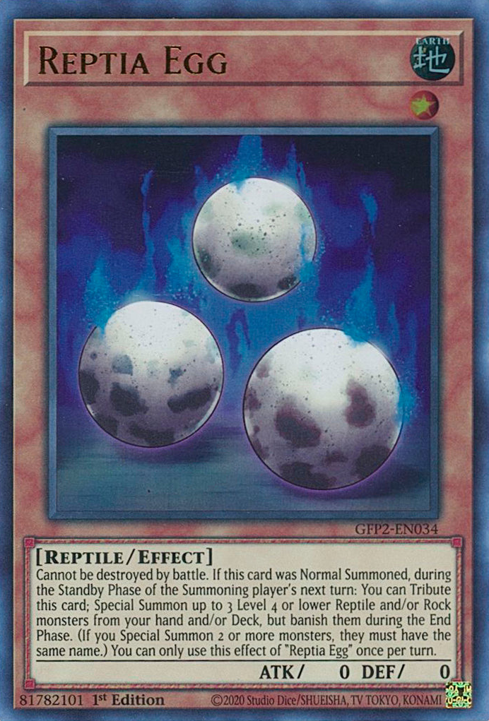 Reptia Egg [GFP2-EN034] Ultra Rare | Dragon's Lair Comics and Fantasy Houston TX