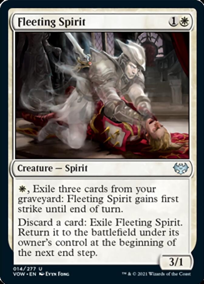 Fleeting Spirit [Innistrad: Crimson Vow] | Dragon's Lair Comics and Fantasy Houston TX