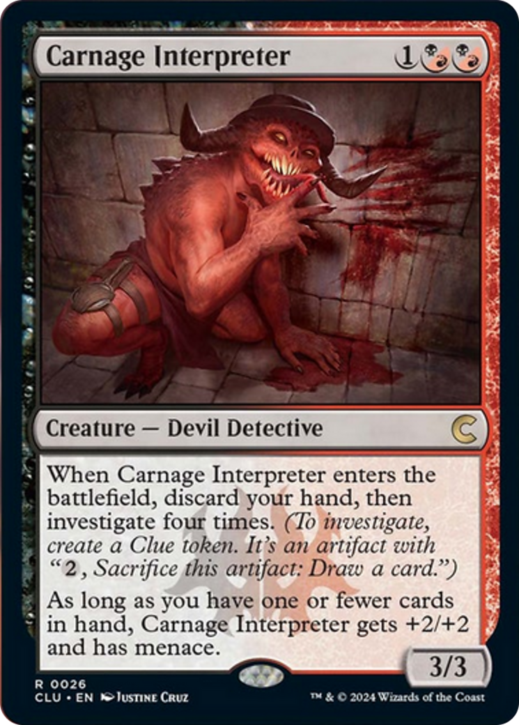 Carnage Interpreter [Ravnica: Clue Edition] | Dragon's Lair Comics and Fantasy Houston TX