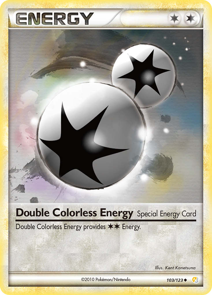 Double Colorless Energy (103/123) [HeartGold & SoulSilver: Base Set] | Dragon's Lair Comics and Fantasy Houston TX