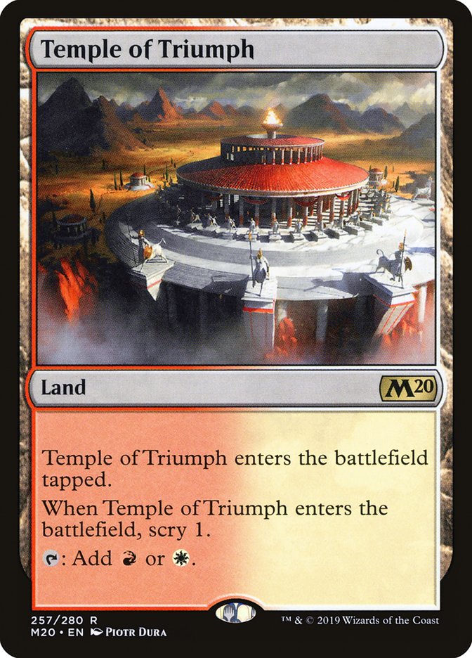 Temple of Triumph [Core Set 2020] | Dragon's Lair Comics and Fantasy Houston TX