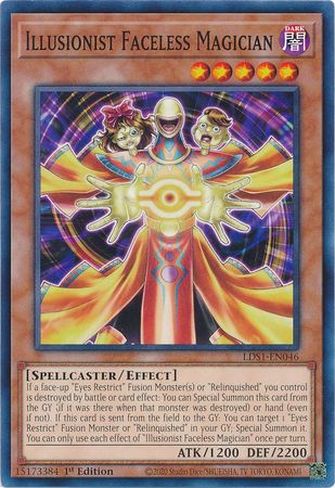 Illusionist Faceless Magician [LDS1-EN046] Common | Dragon's Lair Comics and Fantasy Houston TX