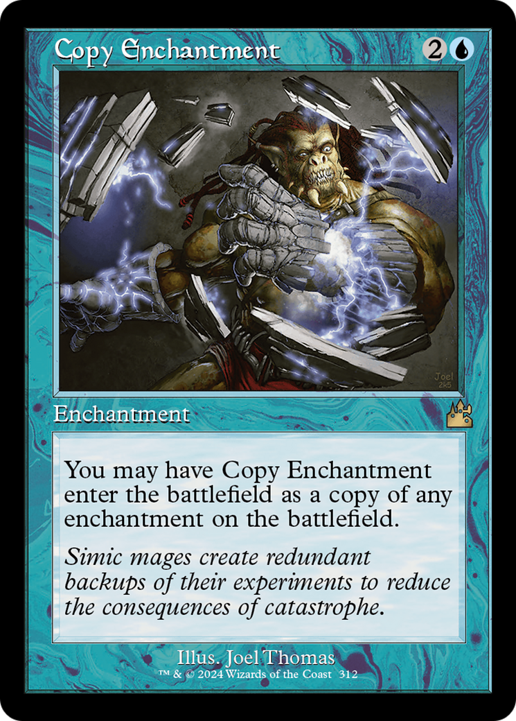 Copy Enchantment (Retro Frame) [Ravnica Remastered] | Dragon's Lair Comics and Fantasy Houston TX