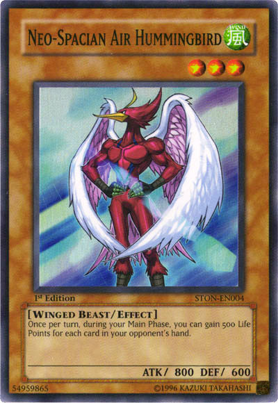 Neo-Spacian Air Hummingbird [STON-EN004] Super Rare | Dragon's Lair Comics and Fantasy Houston TX