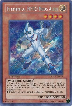 Elemental HERO Neos Alius [LCGX-EN028] Secret Rare | Dragon's Lair Comics and Fantasy Houston TX