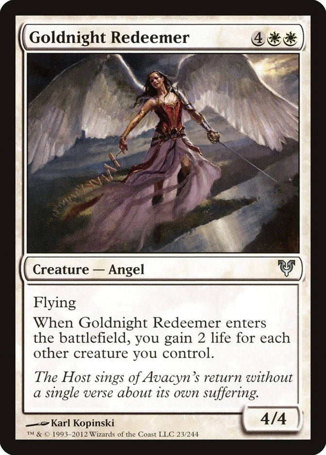 Goldnight Redeemer [Avacyn Restored] | Dragon's Lair Comics and Fantasy Houston TX