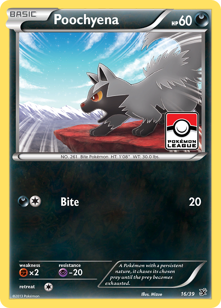 Poochyena (16/39) [XY: Kalos Starter Set] | Dragon's Lair Comics and Fantasy Houston TX