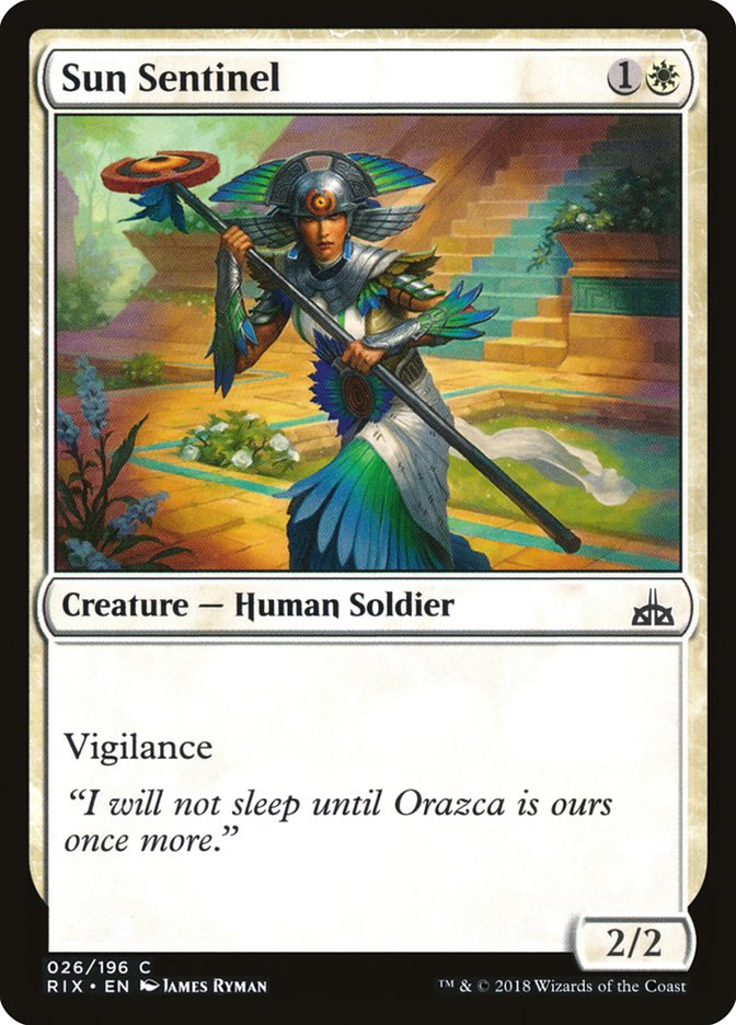Sun Sentinel [Rivals of Ixalan] | Dragon's Lair Comics and Fantasy Houston TX