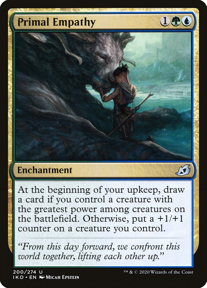 Primal Empathy [Ikoria: Lair of Behemoths] | Dragon's Lair Comics and Fantasy Houston TX
