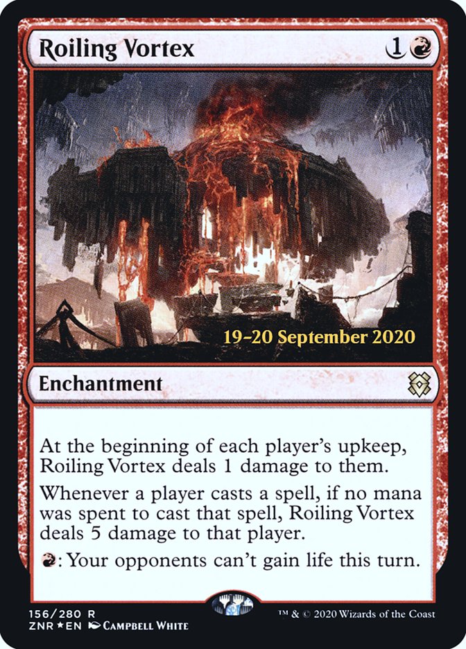 Roiling Vortex [Zendikar Rising Prerelease Promos] | Dragon's Lair Comics and Fantasy Houston TX