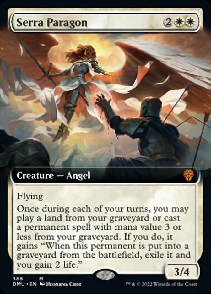 Serra Paragon (Extended Art) [Dominaria United] | Dragon's Lair Comics and Fantasy Houston TX