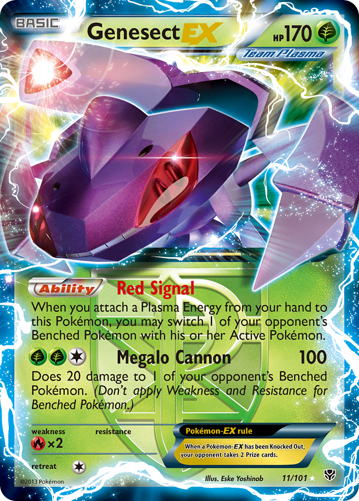 Genesect EX (11/101) [Black & White: Plasma Blast] | Dragon's Lair Comics and Fantasy Houston TX