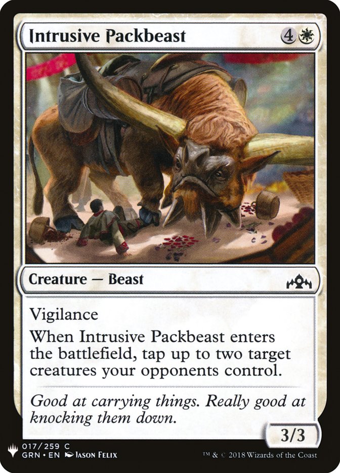 Intrusive Packbeast [Mystery Booster] | Dragon's Lair Comics and Fantasy Houston TX