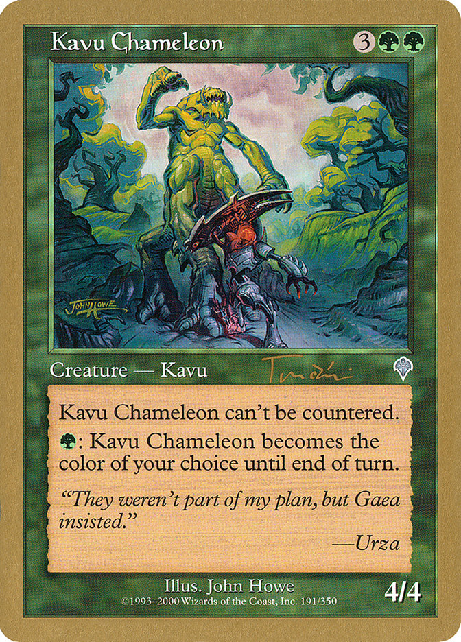 Kavu Chameleon (Jan Tomcani) [World Championship Decks 2001] | Dragon's Lair Comics and Fantasy Houston TX