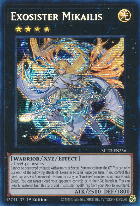 Exosister Mikailis [MP23-EN256] Prismatic Secret Rare | Dragon's Lair Comics and Fantasy Houston TX