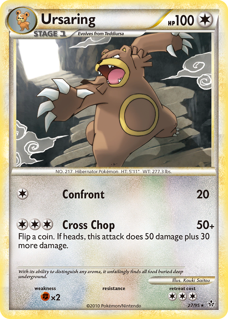Ursaring (27/95) [HeartGold & SoulSilver: Unleashed] | Dragon's Lair Comics and Fantasy Houston TX