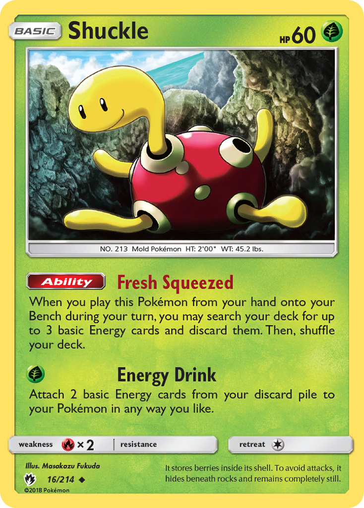 Shuckle (16/214) [Sun & Moon: Lost Thunder] | Dragon's Lair Comics and Fantasy Houston TX