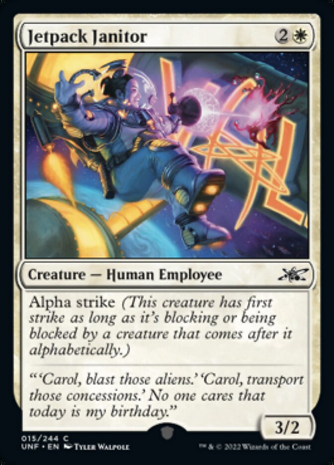 Jetpack Janitor [Unfinity] | Dragon's Lair Comics and Fantasy Houston TX