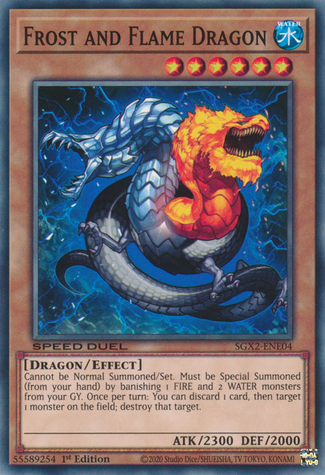 Frost and Flame Dragon [SGX2-ENE04] Common | Dragon's Lair Comics and Fantasy Houston TX