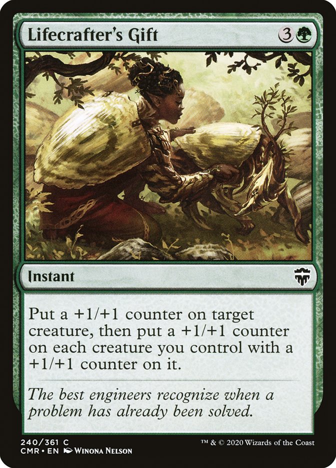 Lifecrafter's Gift [Commander Legends] | Dragon's Lair Comics and Fantasy Houston TX