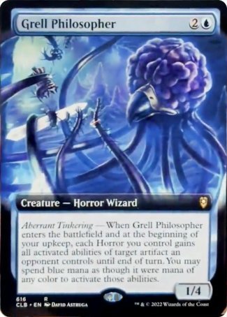 Grell Philosopher (Extended Art) [Commander Legends: Battle for Baldur's Gate] | Dragon's Lair Comics and Fantasy Houston TX