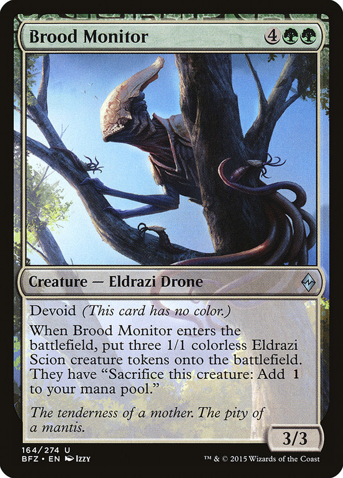 Brood Monitor [Battle for Zendikar] | Dragon's Lair Comics and Fantasy Houston TX