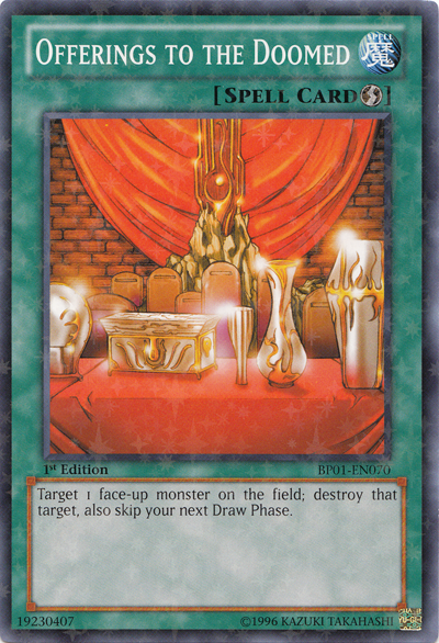Offerings to the Doomed [BP01-EN070] Starfoil Rare | Dragon's Lair Comics and Fantasy Houston TX