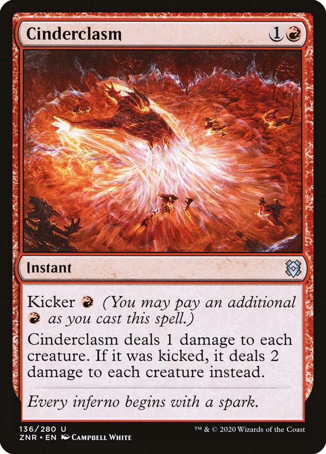 Cinderclasm [Zendikar Rising] | Dragon's Lair Comics and Fantasy Houston TX