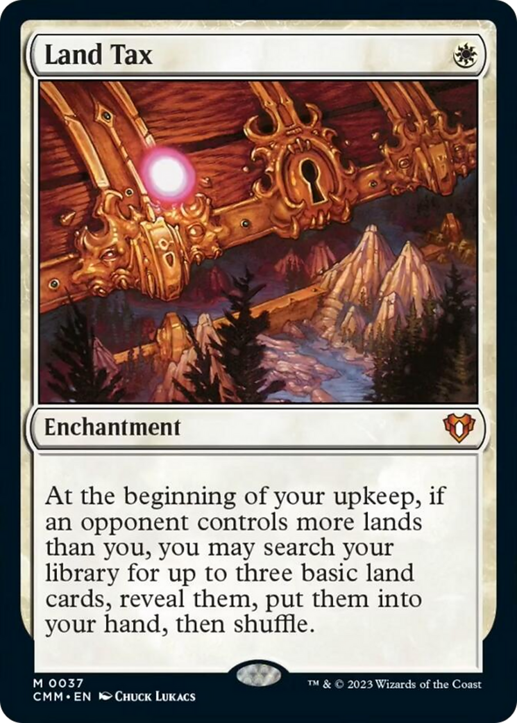 Land Tax [Commander Masters] | Dragon's Lair Comics and Fantasy Houston TX