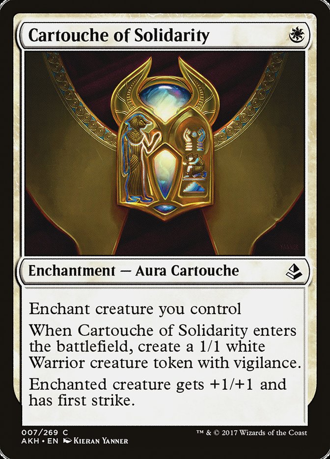 Cartouche of Solidarity [Amonkhet] | Dragon's Lair Comics and Fantasy Houston TX
